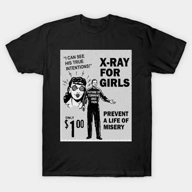 X-Ray For Girls T-Shirt by funhousejen